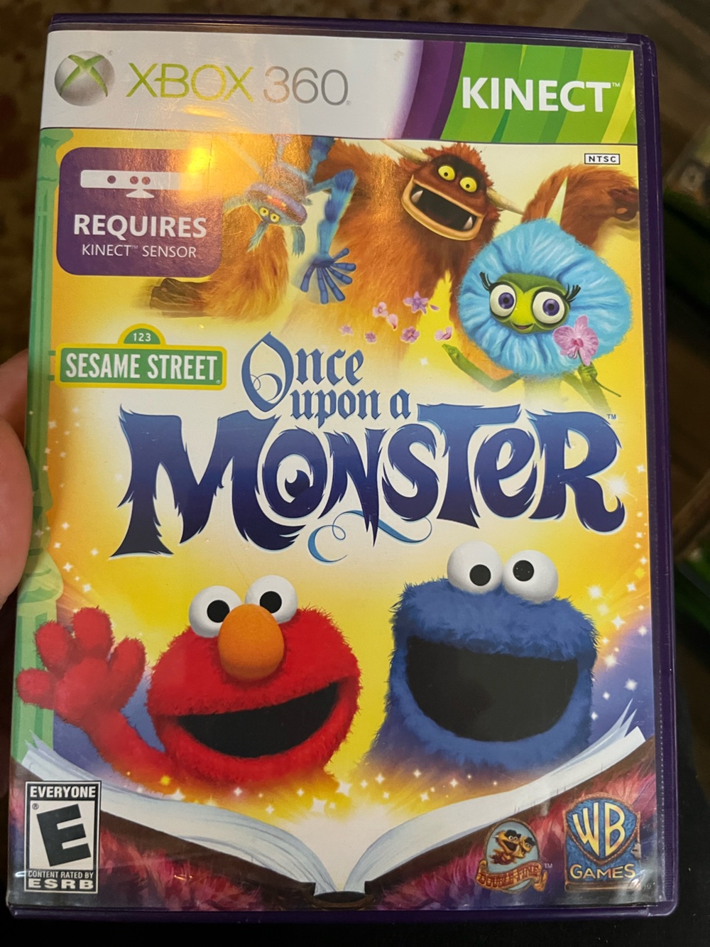 Sesame Street: Once Upon a Monster (2011) Microsoft Xbox 360 Kinect Game Complet
